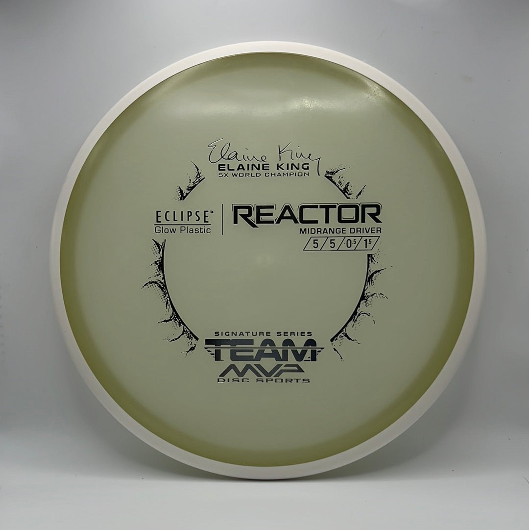 Reactor - Elaine King 5x World Champion Eclipse Glow Plastic