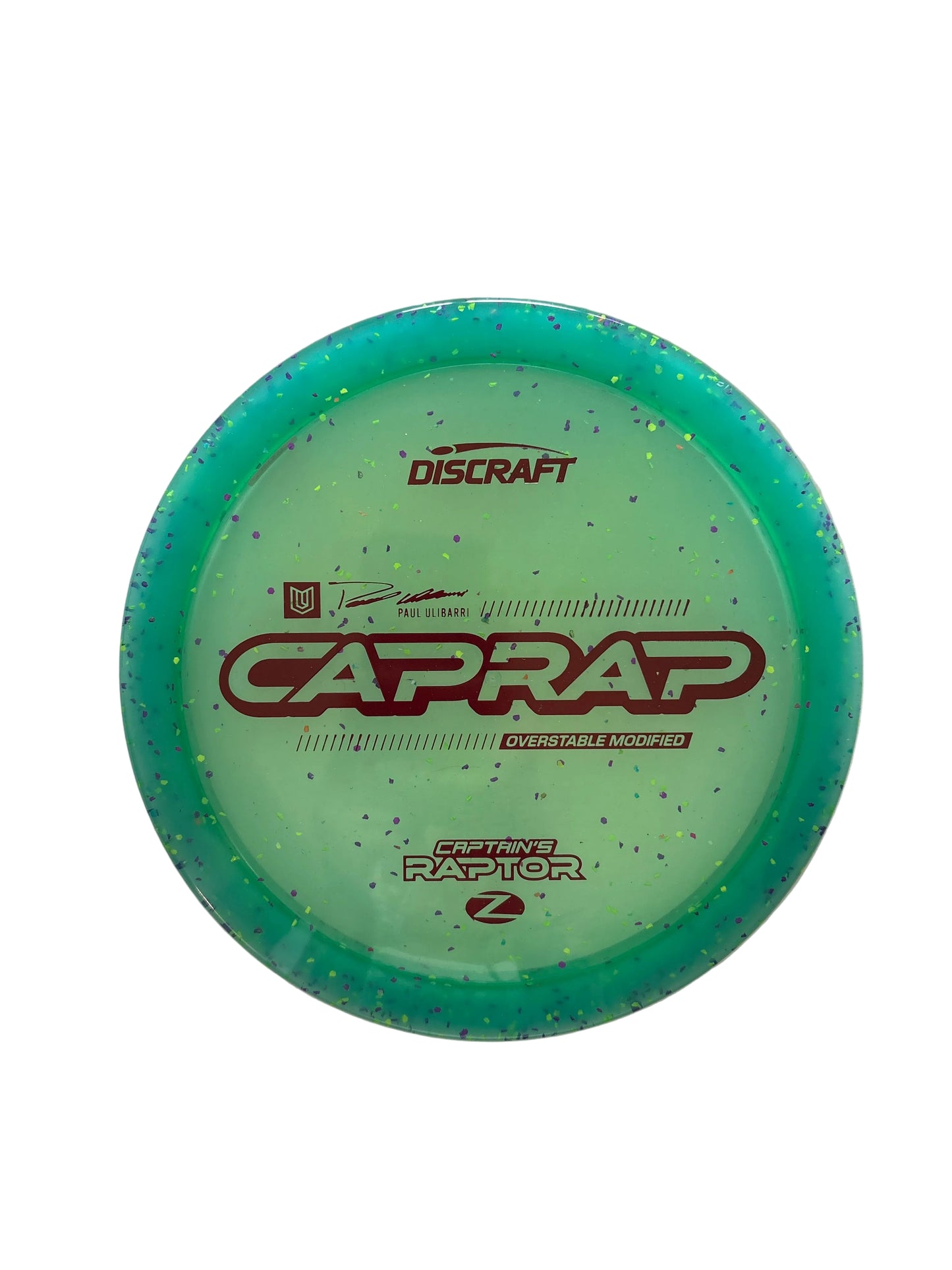 Captain's Raptor Paul Ulibarri 2026 Limited Edition - Z Confetti