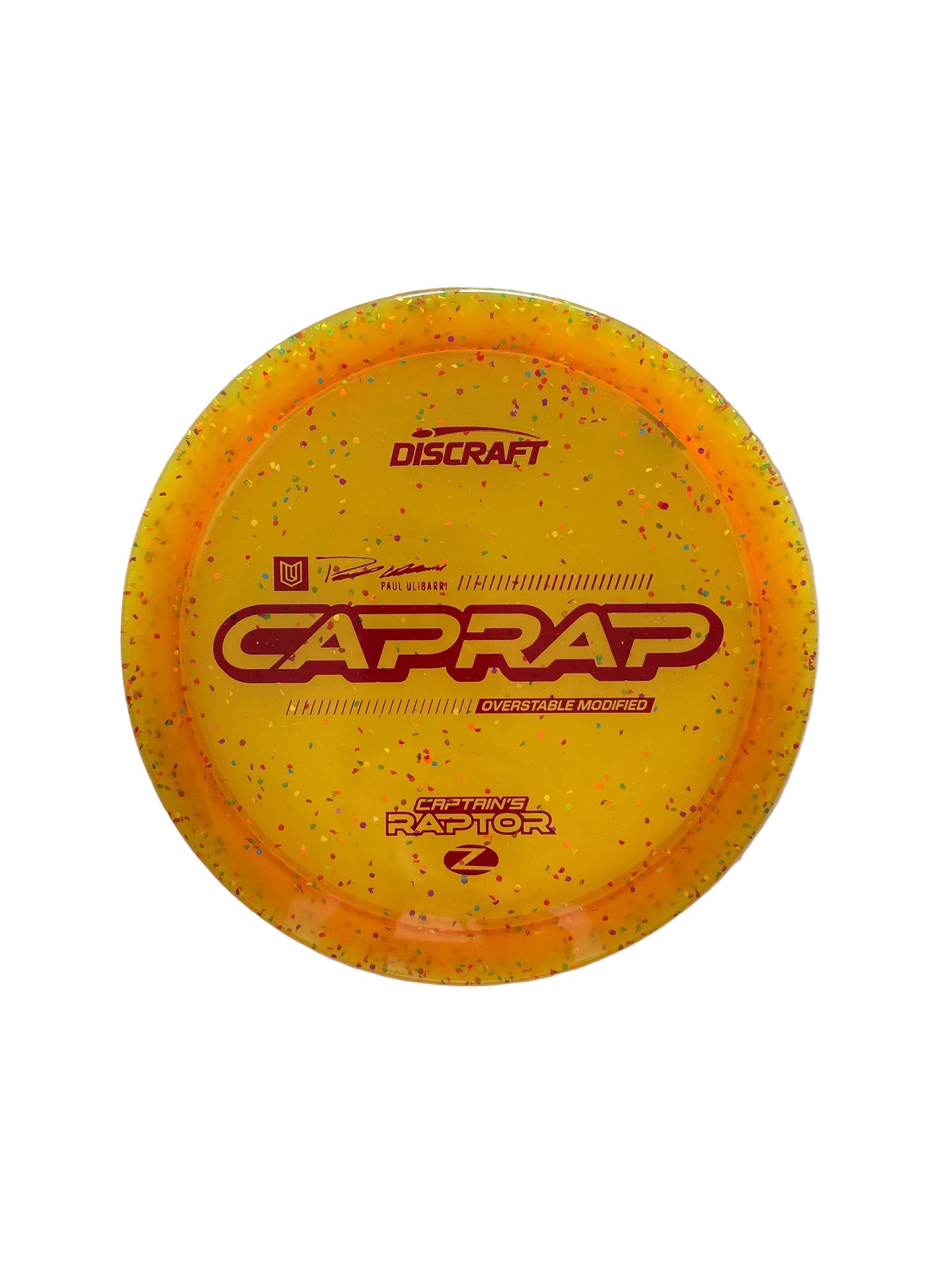 Captain's Raptor Paul Ulibarri 2026 Limited Edition - Z Confetti